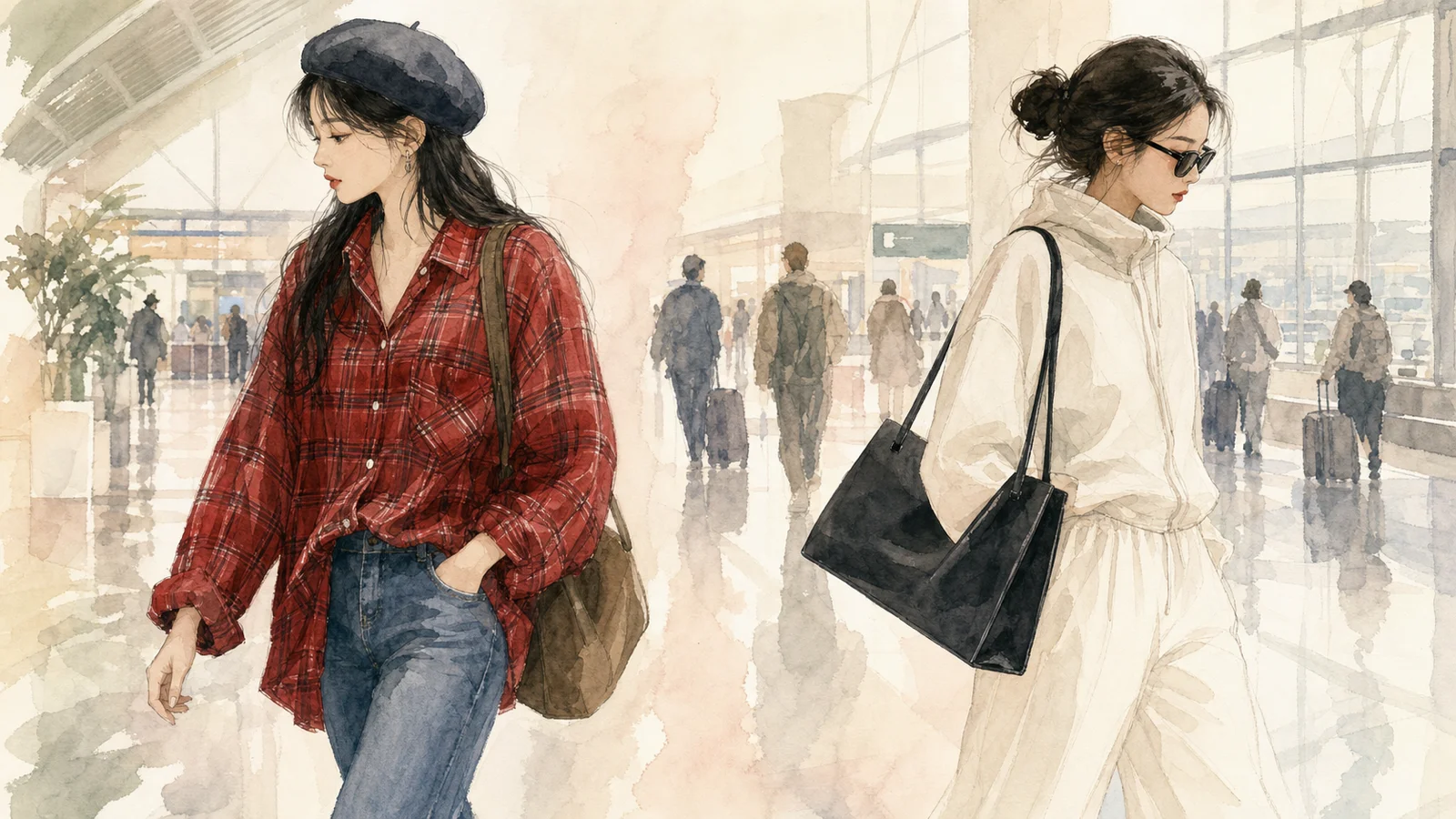 IU 機場那件紅格紋襯衫不是 Chanel——是這幾個首爾小本品牌正在偷偷接管韓星衣櫃