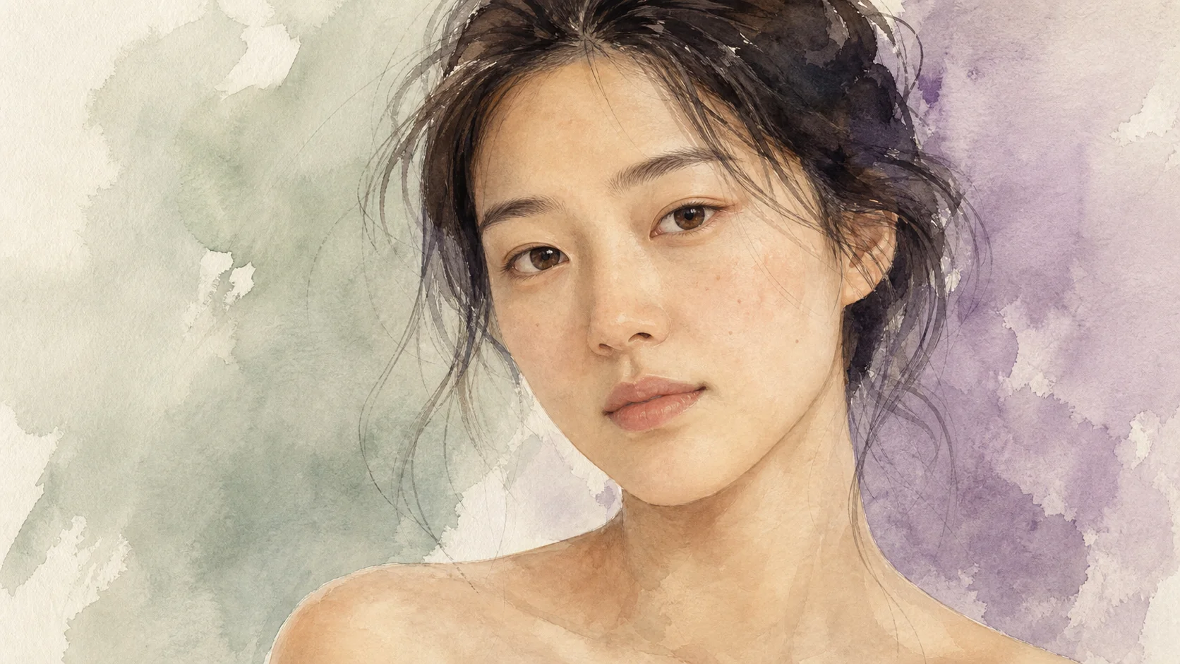 一位日本女生搬來台灣後，把每天要化的妝一天天卸掉了